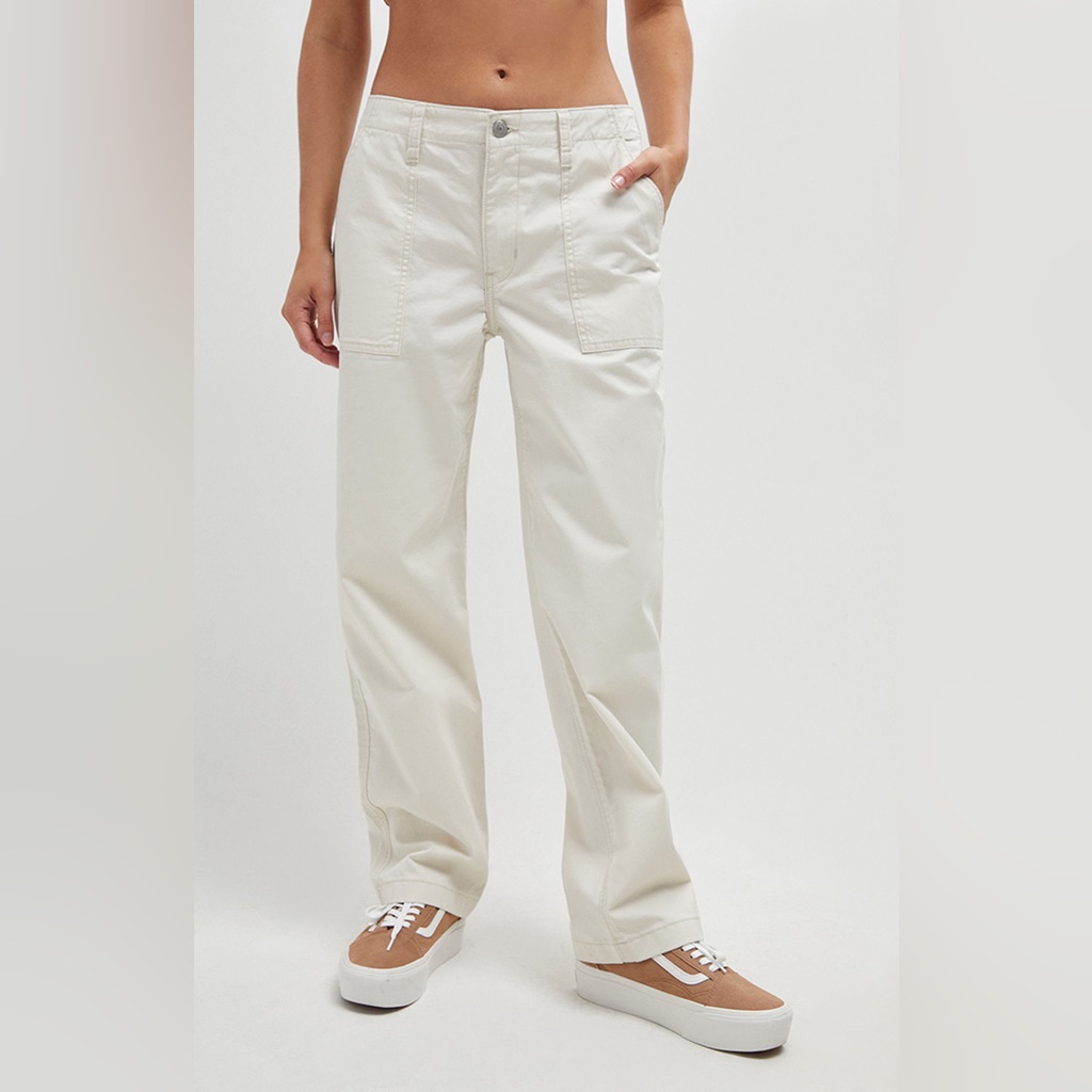 Nwt Levi’s Cream Utility Pant